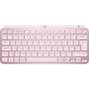 Logitech MX Keys Mini - Keyboard - backlit - Bluetooth - QWERTY - US - rose