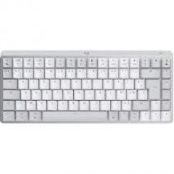 Logitech Master Series MX Mechanical Mini for Mac - Keyboard - backlit - wireless - Bluetooth LE - AZERTY - French - key switch: Tactile Quiet - pale grey