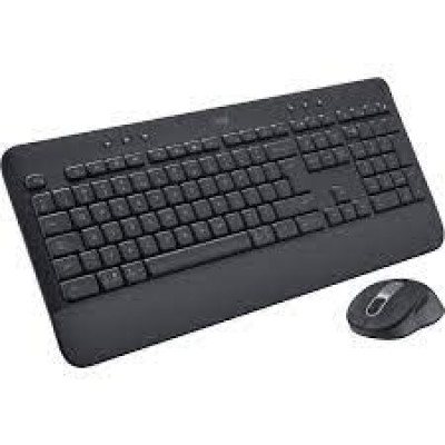 Logitech Signature MK650 Combo for Business - Keyboard and mouse set - wireless - 2.4 GHz, Bluetooth LE - QWERTY - US International - graphite