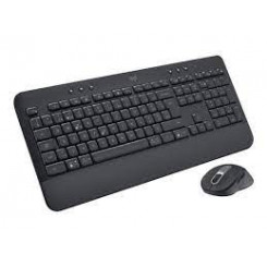 Logitech Signature MK650 for Business - Keyboard and mouse set - wireless - 2.4 GHz, Bluetooth LE - AZERTY - French - off-white