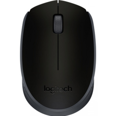 Logitech M171 Mouse - Radio Frequency - USB 2.0 - Optical - Black - Wireless - 1000 dpi - Scroll Wheel