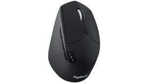 Logitech M720 Triathlon - Mouse - right-handed - optical - 7 buttons - wireless - Bluetooth, 2.4 GHz - USB wireless receiver