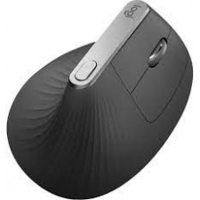 Logitech MX Vertical - Mouse - ergonomic - optical - 6 buttons - wireless, wired - Bluetooth, 2.4 GHz - USB wireless receiver - graphite