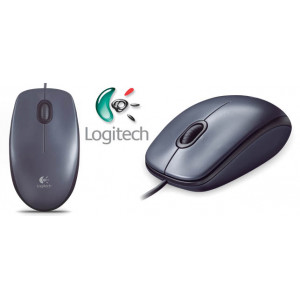 Logitech M90 Wired USB Black Color Mouse (910-001793)