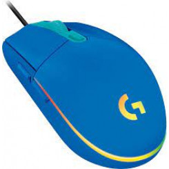 Logitech Gaming Mouse G203 LIGHTSYNC - Mouse - optical - 6 buttons - wired - USB - blue