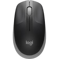 Logitech M190 - Mouse - optical - 3 buttons - wireless - USB wireless receiver - charcoal
