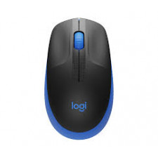 Logitech M190 - Mouse - optical - 3 buttons - wireless - USB wireless receiver - blue