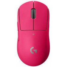 Logitech G PRO X SUPERLIGHT - Gaming - mouse - right-handed - optical - 5 buttons - wireless - LIGHTSPEED - Logitech LIGHTSPEED receiver - magenta