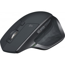 Logitech MX Master 2S - Mouse - laser - 7 buttons - wireless - Bluetooth, 2.4 GHz - USB Logitech Unifying receiver - graphite
