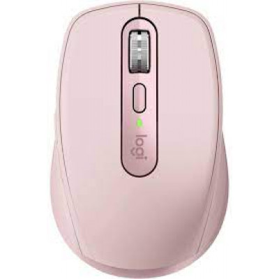 Logitech MX Anywhere 3 - Mouse - laser - 6 buttons - wireless - Bluetooth, 2.4 GHz - USB wireless receiver - rose