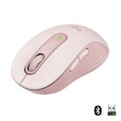 Logitech Signature M650 - Mouse - optical - 5 buttons - wireless - Bluetooth, 2.4 GHz - Logitech Logi Bolt USB receiver - rose