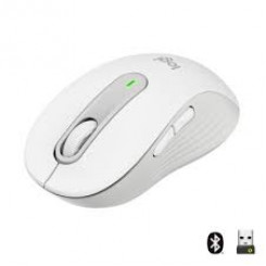 Logitech Signature M650 - Mouse - optical - 5 buttons - wireless - Bluetooth, 2.4 GHz - Logitech Logi Bolt USB receiver - off-white