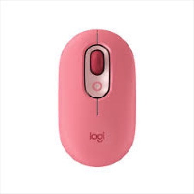 Logitech POP - Mouse - customisable emoji - optical - 4 buttons - wireless - Bluetooth 5.1 LE - heart breaker