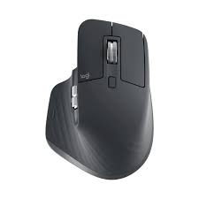 Logitech Master Series MX Master 3S - Mouse - ergonomic - optical - 7 buttons - wireless - Bluetooth, 2.4 GHz - Logitech Logi Bolt USB receiver - graphite