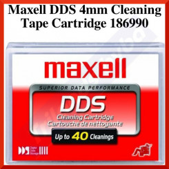 Maxell DDS 4mm Cleaning Tape Cartridge 186990 - upto 50 Cleanings
