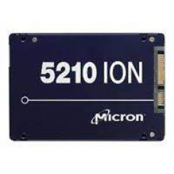 Micron 5210 ION - Solid state drive - encrypted - 960 GB - internal - 2.5" - SATA 6Gb/s - 256-bit AES - TCG Enterprise