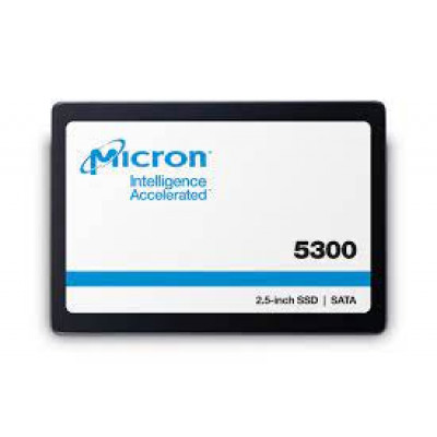Micron 5300 MAX - SSD - encrypted - 960 GB - internal - 2.5" - SATA 6Gb/s - 256-bit AES - Self-Encrypting Drive (SED), TCG Enterprise