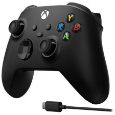 Microsoft Xbox Wireless Controller + USB-C Cable - Gamepad - wireless - Bluetooth - for PC, Microsoft Xbox One, Android, iOS, Microsoft Xbox Series S, Microsoft Xbox Series X