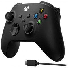 Microsoft Xbox Wireless Controller + USB-C Cable - Gamepad - wireless - Bluetooth - for PC, Microsoft Xbox One, Android, iOS, Microsoft Xbox Series S, Microsoft Xbox Series X
