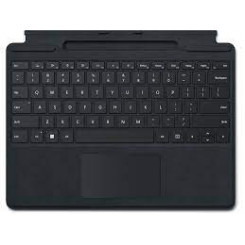 Microsoft Surface Pro Signature Keyboard - Keyboard - with touchpad, accelerometer, Surface Slim Pen 2 storage and charging tray - AZERTY - Belgium - black - commercial - for Surface Pro 8, Pro X