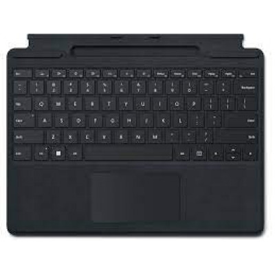 Microsoft Surface Pro Signature Keyboard - Keyboard - with touchpad, accelerometer, Surface Slim Pen 2 storage and charging tray - AZERTY - Belgium - black - commercial - for Surface Pro 8, Pro X