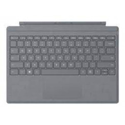 Microsoft Surface Pro Signature Type Cover - Keyboard - with trackpad - backlit - Nordic - light charcoal - commercial - for Surface Pro 7, Pro 7+