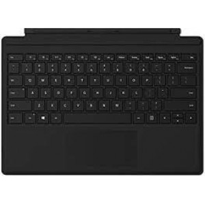 Microsoft Surface Pro Type Cover with Fingerprint ID - Keyboard - with trackpad, accelerometer - backlit - QWERTY - UK - black - commercial - for Surface Pro (Mid 2017), Pro 3, Pro 4