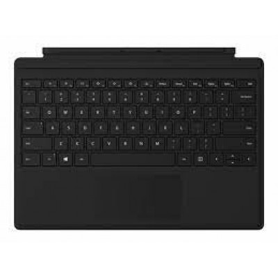 Microsoft Surface Pro Type Cover with Fingerprint ID - Keyboard - with trackpad, accelerometer - backlit - Swiss/Luxembourgish - black - commercial - for Surface Pro (Mid 2017), Pro 3, Pro 4