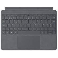 Microsoft Surface Go Type Cover - Keyboard - with trackpad, accelerometer - backlit - French - light charcoal - commercial - for Surface Go, Go 2