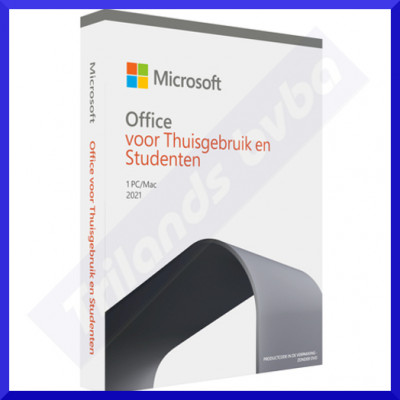Microsoft Office Home and Student 2021 Dutch P8 EuroZone 1 License Medialess