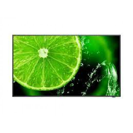 NEC 65" E Series large format display, UHD, 350cd/m2, Direct LED backlight, 16/7 proof, Media Player