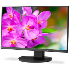 NEC MultiSync EA242WU - LED monitor - 24" - 1920 x 1200 @ 60 Hz - IPS - 300 cd/m - 1000:1 - 6 ms - HDMI, DisplayPort, USB-C - speakers - white