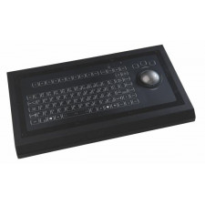 NSI Backlit compact keyboard with trackball - desktop