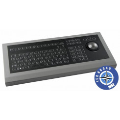 NSI IEC60945 marine waterproof ECS keyboard - desktop