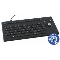 NSI IEC60945 marine silicone rubber keyboard - desktop