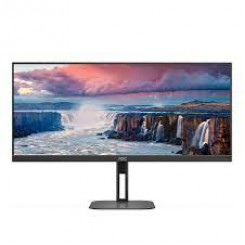 AOC U34V5C 34" VA WQHD, 1 ms, 3440x1440@100Hz, Wid 21/9, USB-C DP-HDMI, 4xUSB 3.2, Brightness 300 cd/m2, D Contrastratio 40M:1, Viewing angle 178/178, Speakers, Height Adjustment, Frameless, Adaptive-Sync, Black