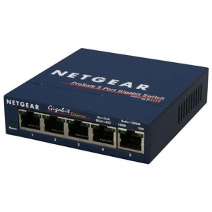 Netgear ProSafe GS105GE 5 Ports Ethernet Switch - Gigabit Ethernet - 10/100/1000Base-T