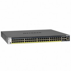 NETGEAR ProSAFE M4300-52G - Switch - L3 - Managed - 2 x 10/100/1000/10000 + 2 x 10 Gigabit SFP+ + 48 x 10/100/1000 - rack-mountable