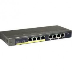 NETGEAR ProSafe Plus GS108PE - Switch - unmanaged - 4 x 10/100/1000 (PoE) + 4 x 10/100/1000 - desktop, wall-mountable - PoE