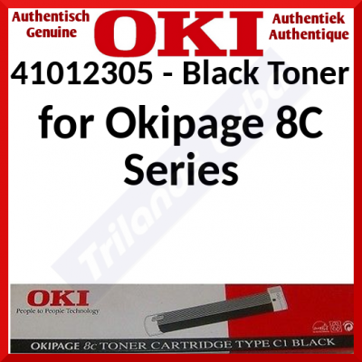 Oki 41012305 Original BLACK Toner Cartridge (3000 Pages)