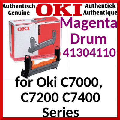 Oki 41304110 Original MAGENTA Imaging Drum (30000 Pages) - Special Sellout Price