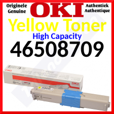Oki MC363dnw YELLOW High Yield Original Toner Cartridge 46508709 (3.000 Pages)