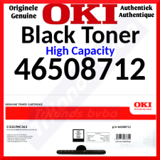 OKI 46508712 BLACK High Yield Original Toner Cartridge (3.500 Pages)