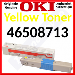 OKI 46508713 YELLOW Original Toner Cartridge (1.500 Pages)