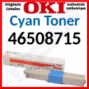 OKI 46508715 CYAN Original Toner Cartridge (1.500 Pages)