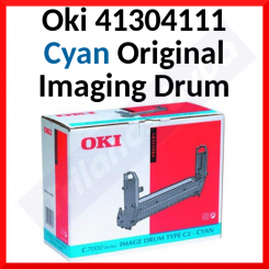 Oki 41304111 Cyan Original Imaging Drum (30000 Pages) - Special Sellout Price