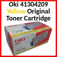 Oki 41304209 Yellow Original Toner Cartridge (10000 Pages) for Oki C7000, C7000n, C7000s, C7200dn, C7200n, C7200ns, C7400dn, C7400n, C7400ns, C7400dxn