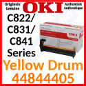 Oki C822 / C831 YELLOW Original Imaging Drum 44844405 (EP-Cartridge) - 30.000 Pages