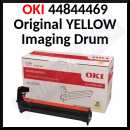Oki 44844469 Original YELLOW Imaging Drum (30000 Pages) for Oki MC853dn, MC853dnct, MC853dnv, MC873dn, MC873dnct, MC873dnv, MC873dnx