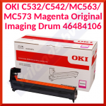 OKI 46484106 Magenta Original Imaging Drum (30000 Pages) for OKI MC563dn, MC563dnw, MC573dn; C532dn, 542dn